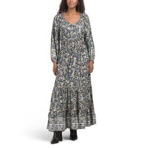 WALKER AND WADE Charcoal Madison Dress